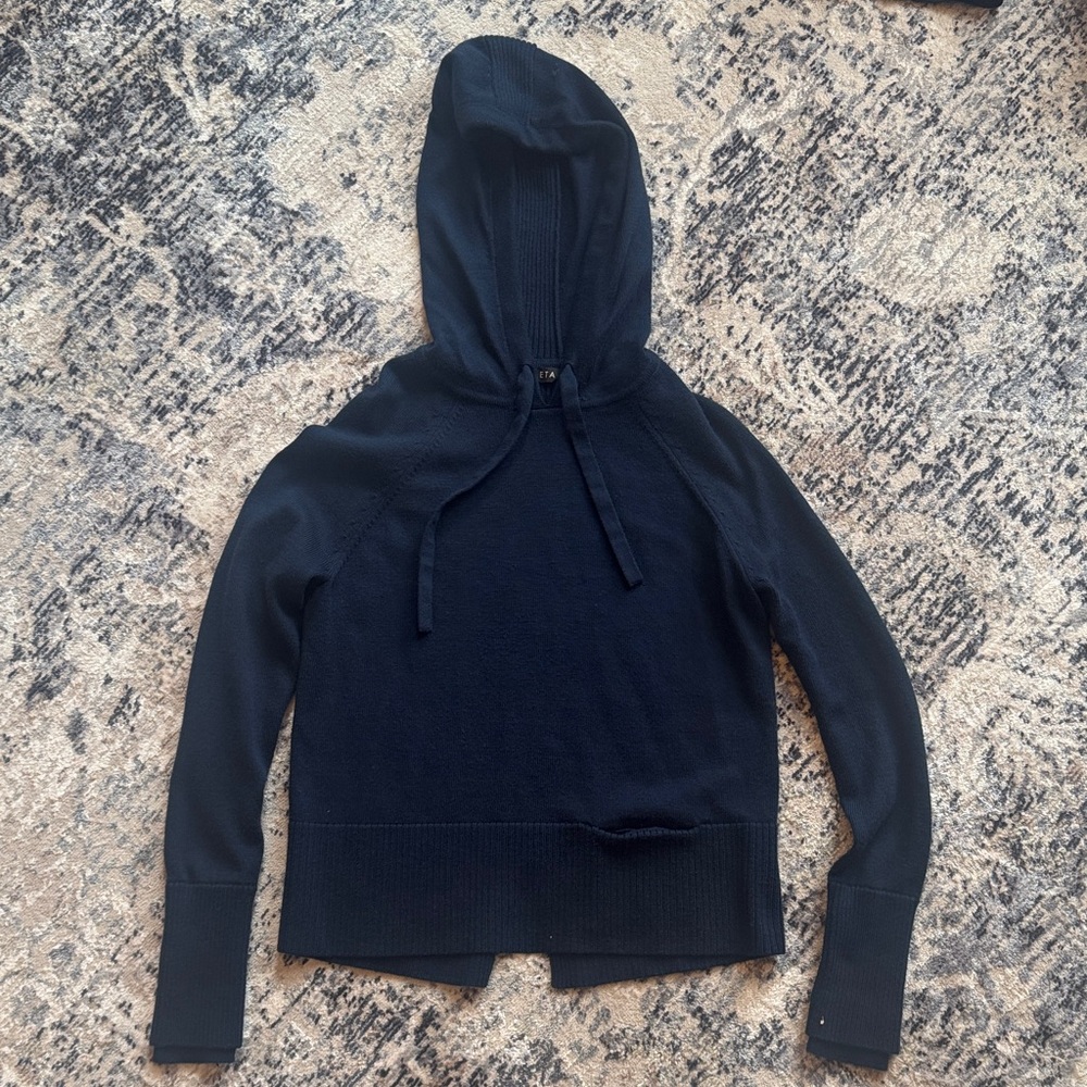 Athleta Knit Navy Sweater